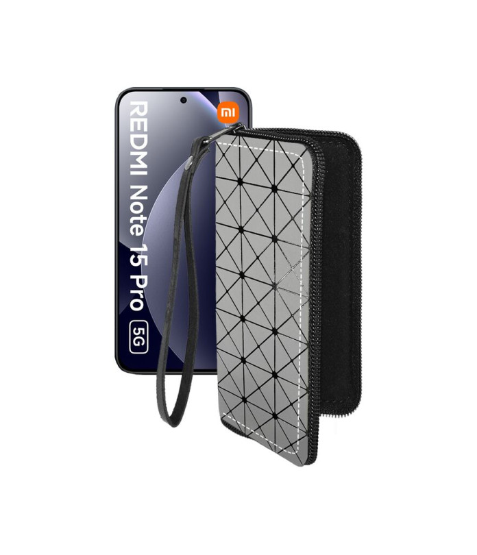 Чохол-гаманець з екошкіри для телефону Xiaomi Redmi Note 15 Pro 5G
