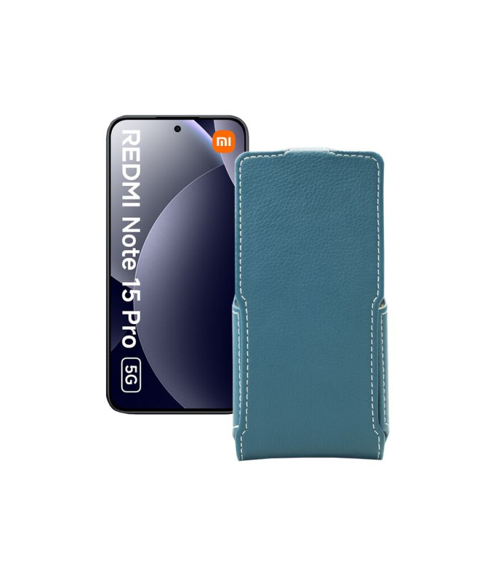 Чохол-флип з екошкіри для телефону Xiaomi Redmi Note 15 Pro 5G