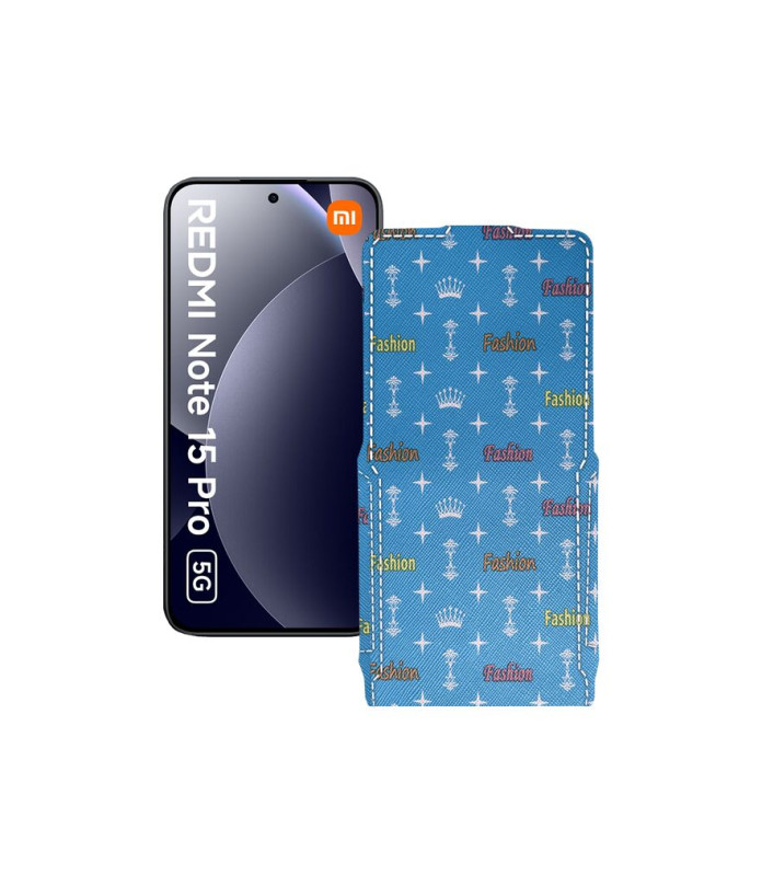 Чохол-флип з екошкіри для телефону Xiaomi Redmi Note 15 Pro 5G