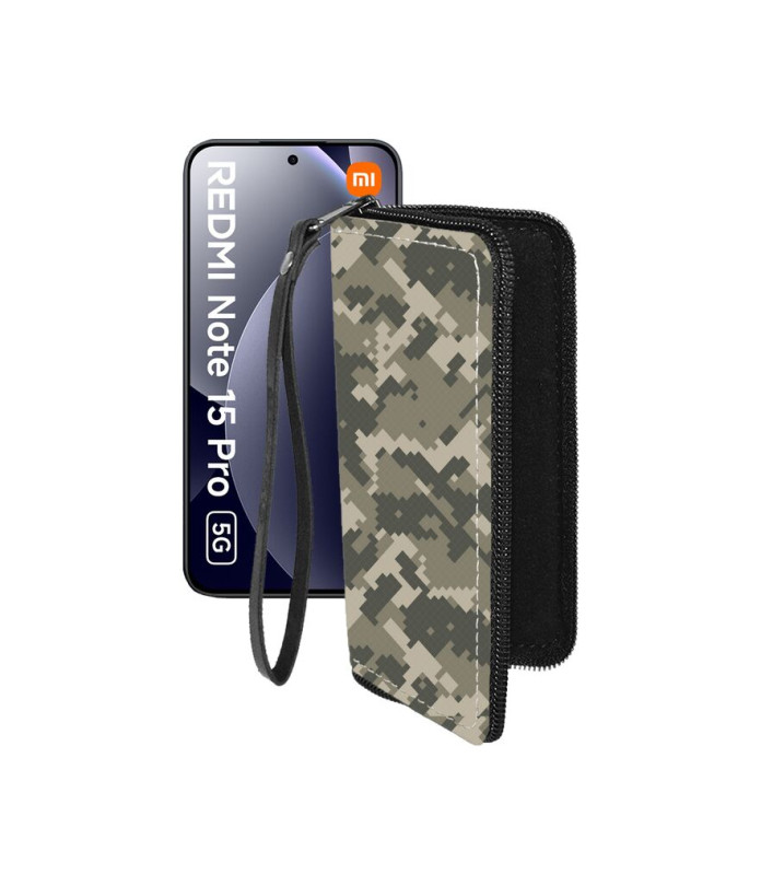 Чохол-гаманець з екошкіри для телефону Xiaomi Redmi Note 15 Pro 5G