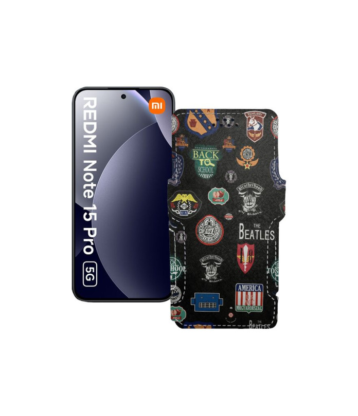 Чохол-книжка з екошкіри для телефону Xiaomi Redmi Note 15 Pro 5G