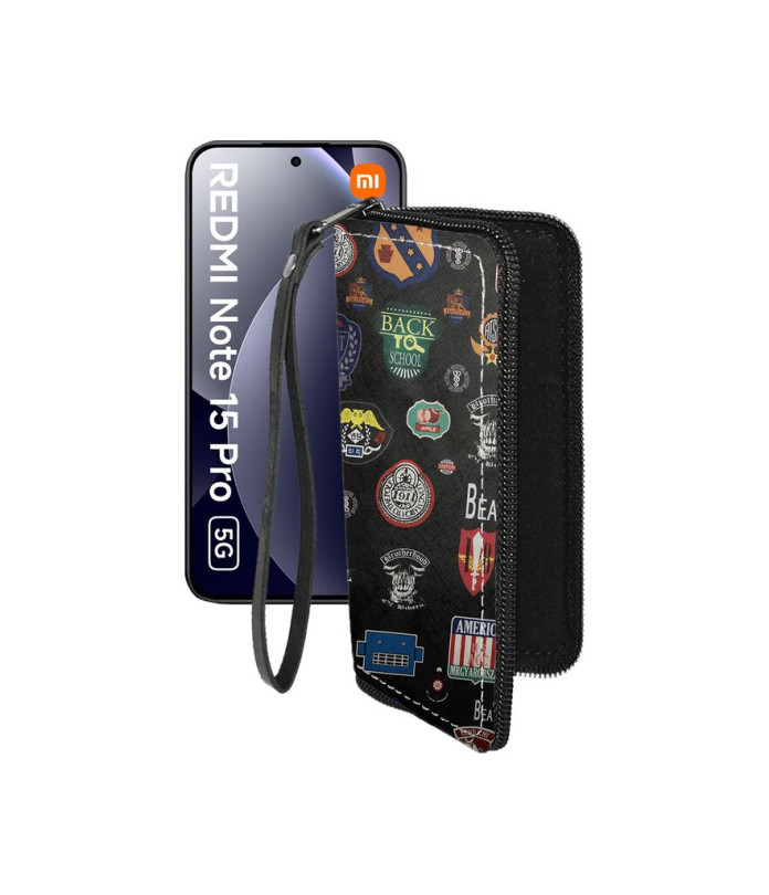 Чохол-гаманець з екошкіри для телефону Xiaomi Redmi Note 15 Pro 5G