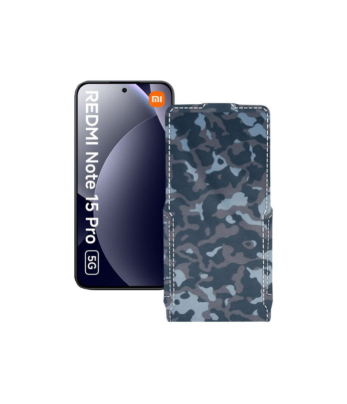 Чохол-флип з екошкіри для телефону Xiaomi Redmi Note 15 Pro 5G