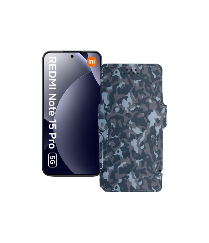 Чохол-книжка з екошкіри для телефону Xiaomi Redmi Note 15 Pro 5G