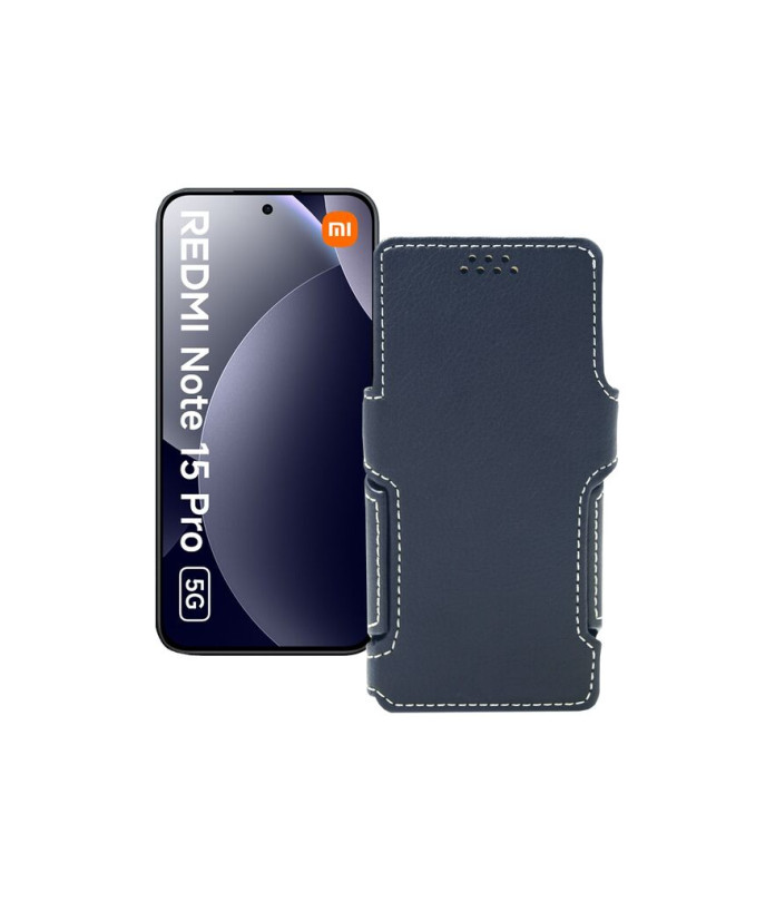 Чохол-книжка з екошкіри для телефону Xiaomi Redmi Note 15 Pro 5G