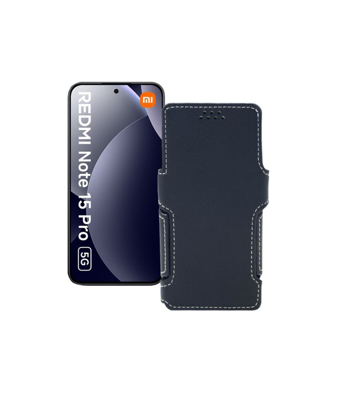 Чохол-книжка з екошкіри для телефону Xiaomi Redmi Note 15 Pro 5G
