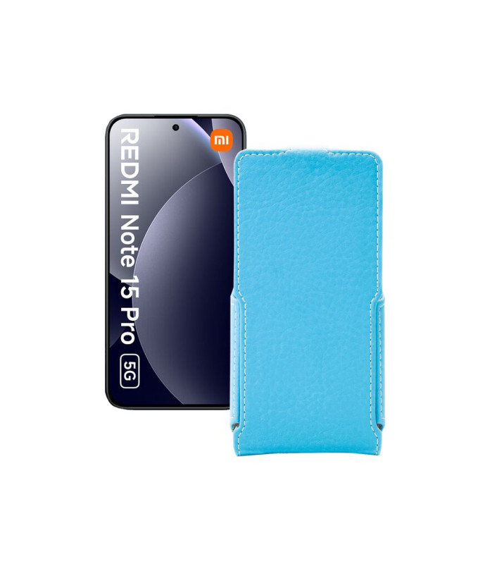 Чохол-флип з екошкіри для телефону Xiaomi Redmi Note 15 Pro 5G
