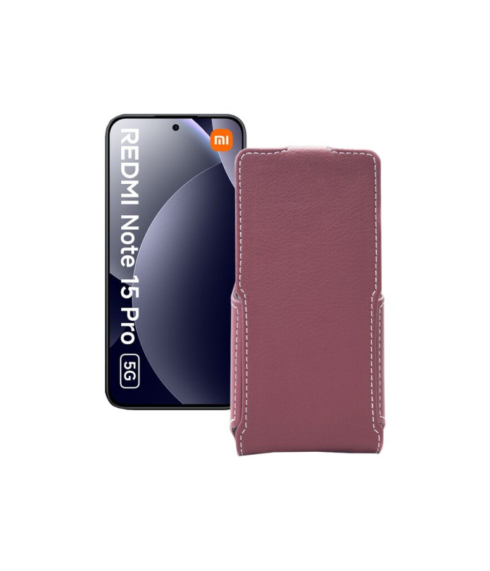 Чохол-флип з екошкіри для телефону Xiaomi Redmi Note 15 Pro 5G