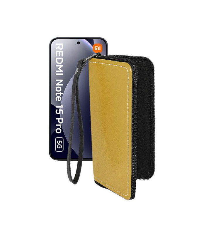 Чохол-гаманець з екошкіри для телефону Xiaomi Redmi Note 15 Pro 5G