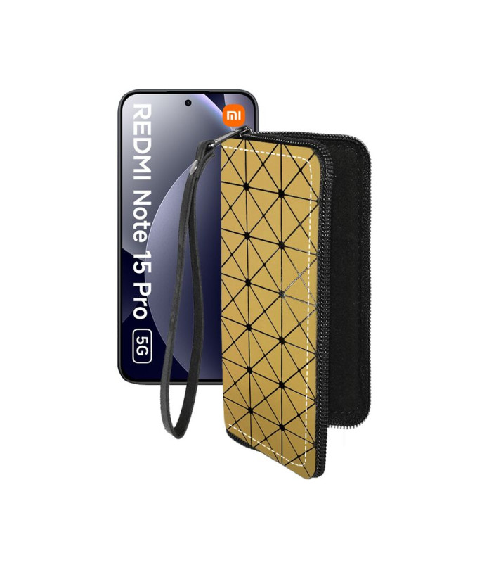 Чохол-гаманець з екошкіри для телефону Xiaomi Redmi Note 15 Pro 5G