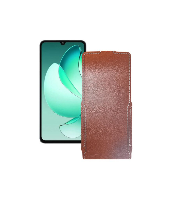 Чохол-флип з екошкіри для телефону Oukitel C60 Pro