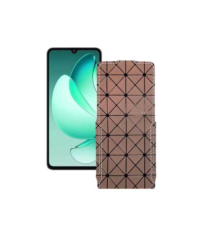 Чохол-флип з екошкіри для телефону Oukitel C60 Pro