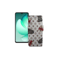 Чохол-книжка з екошкіри для телефону Oukitel C60 Pro