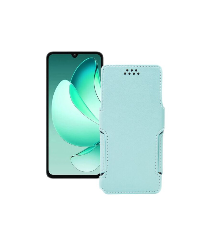 Чохол-книжка з екошкіри для телефону Oukitel C60 Pro