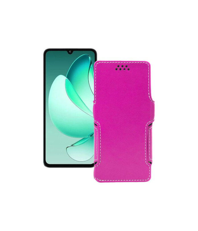 Чохол-книжка з екошкіри для телефону Oukitel C60 Pro