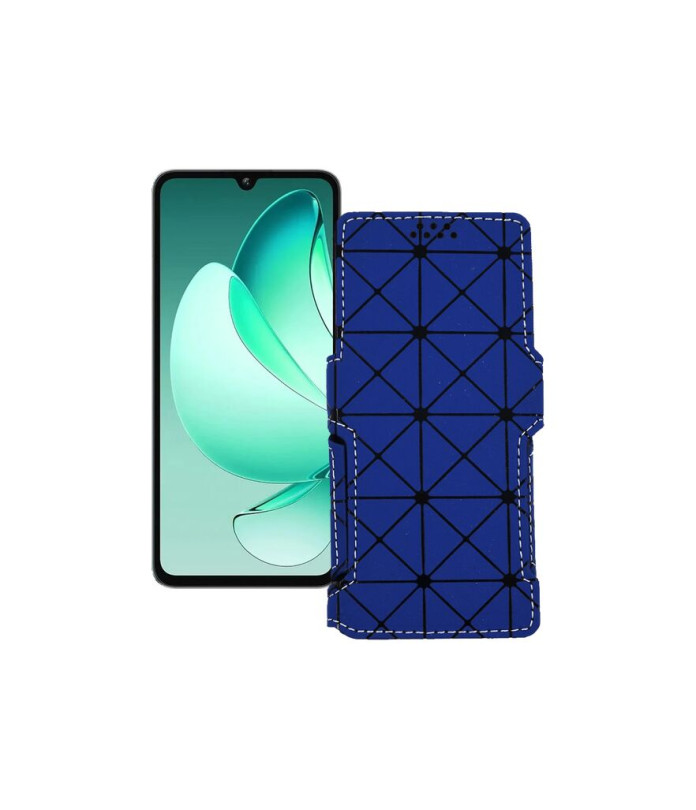 Чохол-книжка з екошкіри для телефону Oukitel C60 Pro