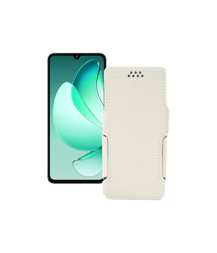 Чохол-книжка з екошкіри для телефону Oukitel C60 Pro