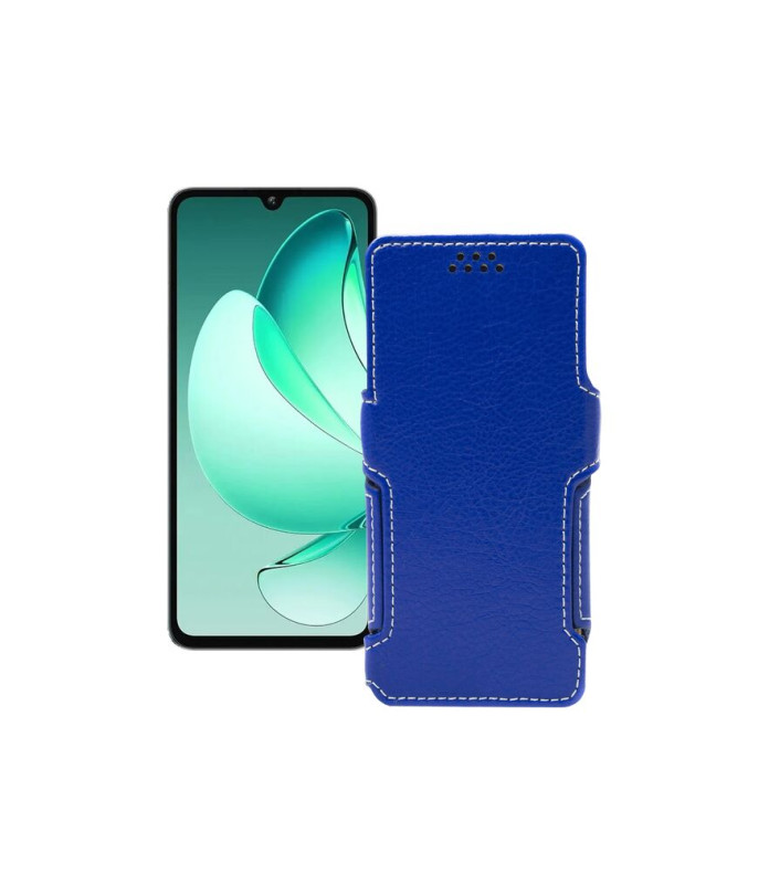Чохол-книжка з екошкіри для телефону Oukitel C60 Pro