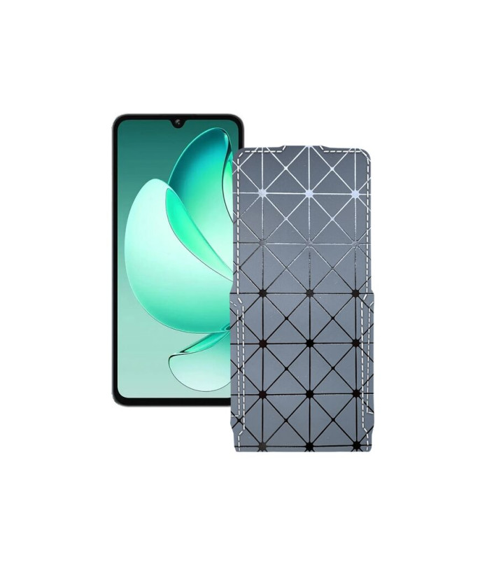 Чохол-флип з екошкіри для телефону Oukitel C60 Pro
