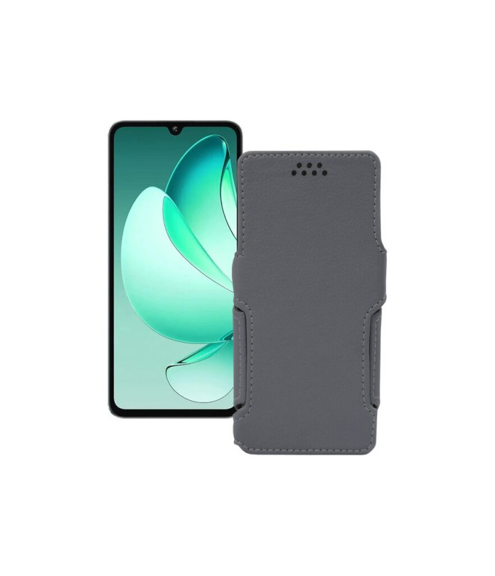 Чохол-книжка з екошкіри для телефону Oukitel C60 Pro