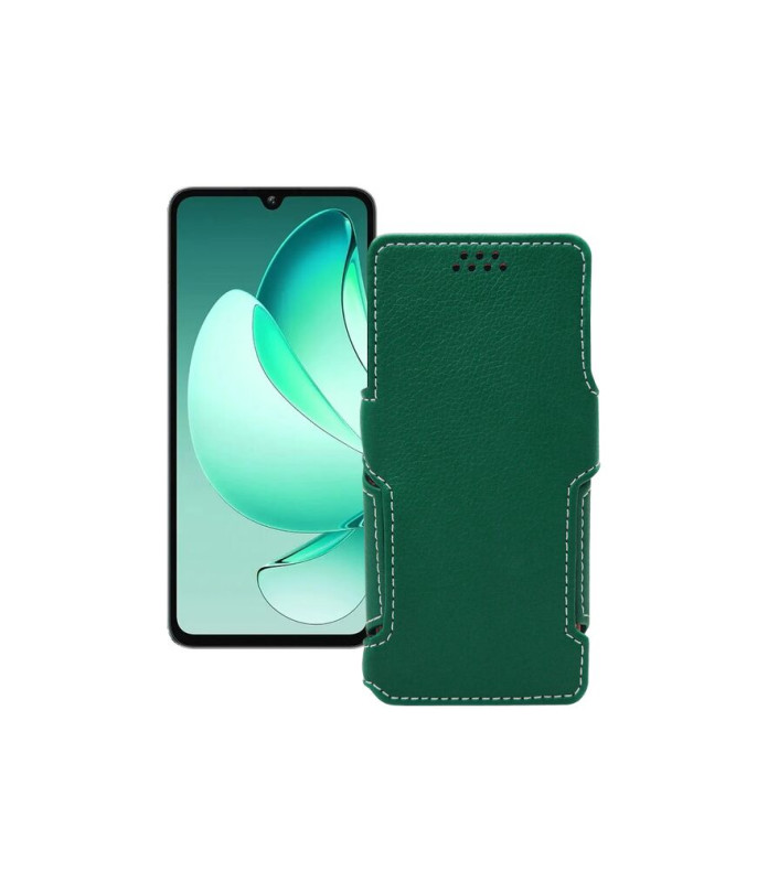 Чохол-книжка з екошкіри для телефону Oukitel C60 Pro