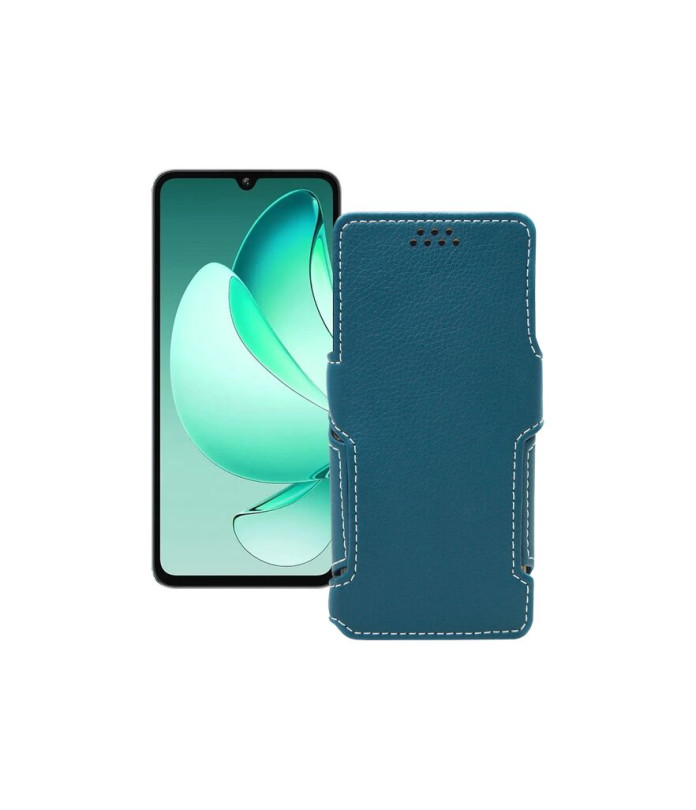 Чохол-книжка з екошкіри для телефону Oukitel C60 Pro