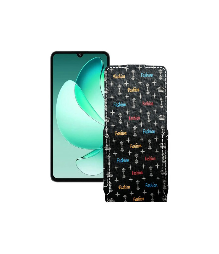 Чохол-флип з екошкіри для телефону Oukitel C60 Pro