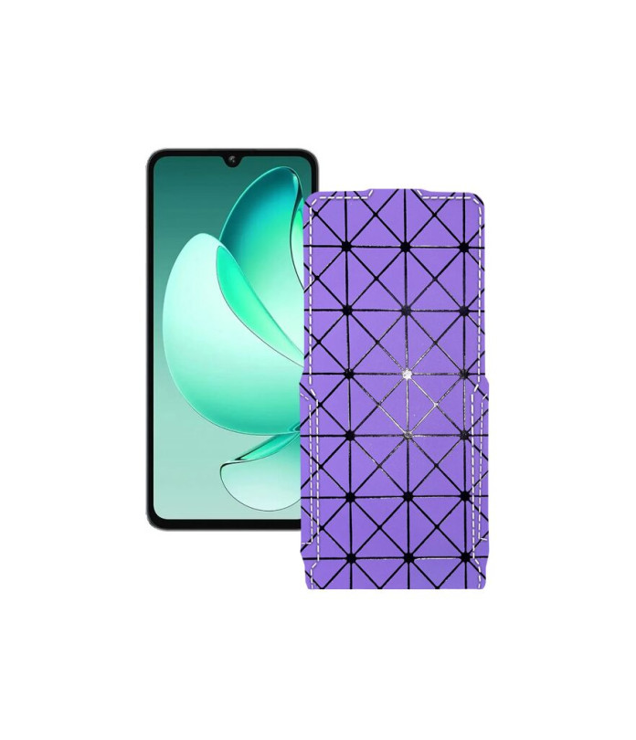 Чохол-флип з екошкіри для телефону Oukitel C60 Pro