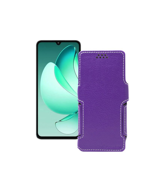 Чохол-книжка з екошкіри для телефону Oukitel C60 Pro