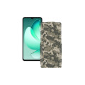 Чохол-флип з екошкіри для телефону Oukitel C60 Pro