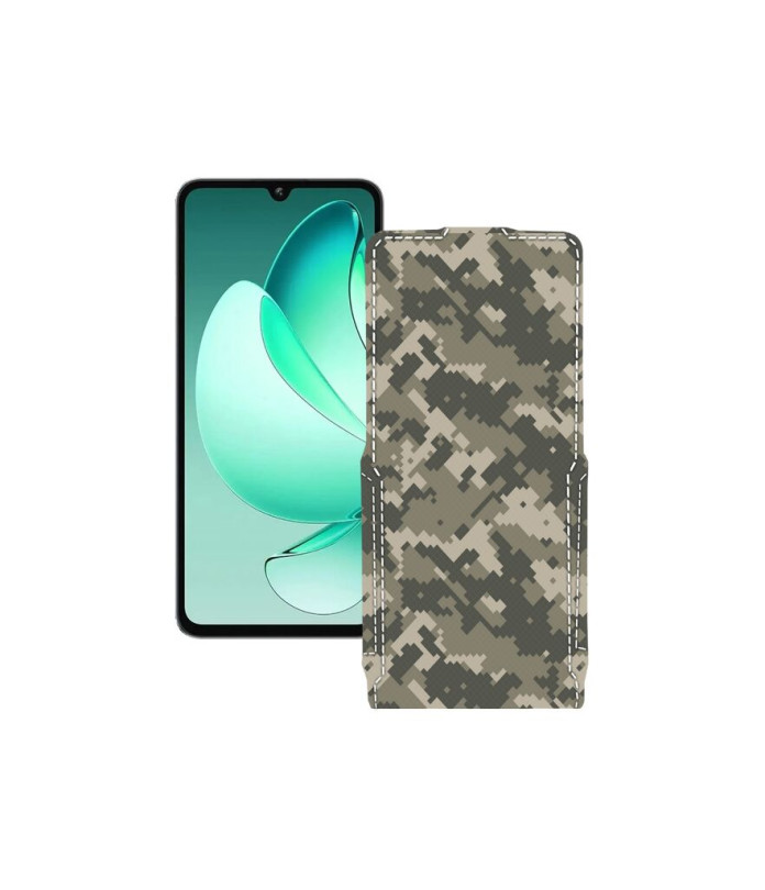 Чохол-флип з екошкіри для телефону Oukitel C60 Pro