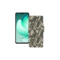 Чохол-книжка з екошкіри для телефону Oukitel C60 Pro