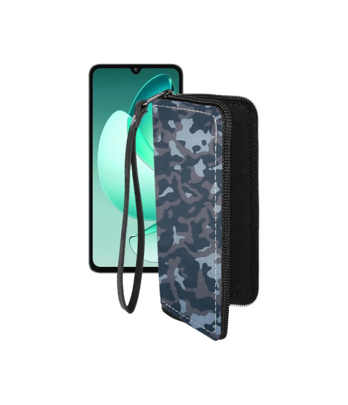 Чохол-гаманець з екошкіри для телефону Oukitel C60 Pro