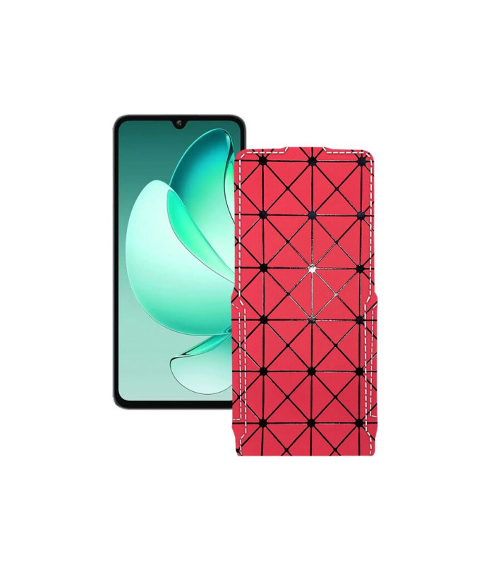Чохол-флип з екошкіри для телефону Oukitel C60 Pro