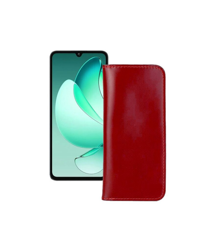 Портмоне з шкіри для телефону Oukitel C60 Pro