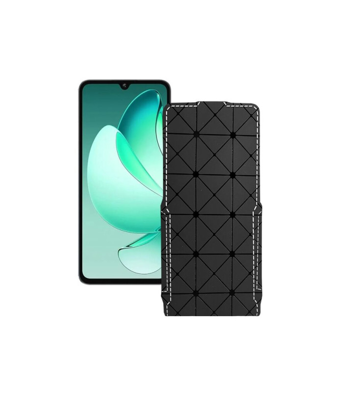 Чохол-флип з екошкіри для телефону Oukitel C60 Pro