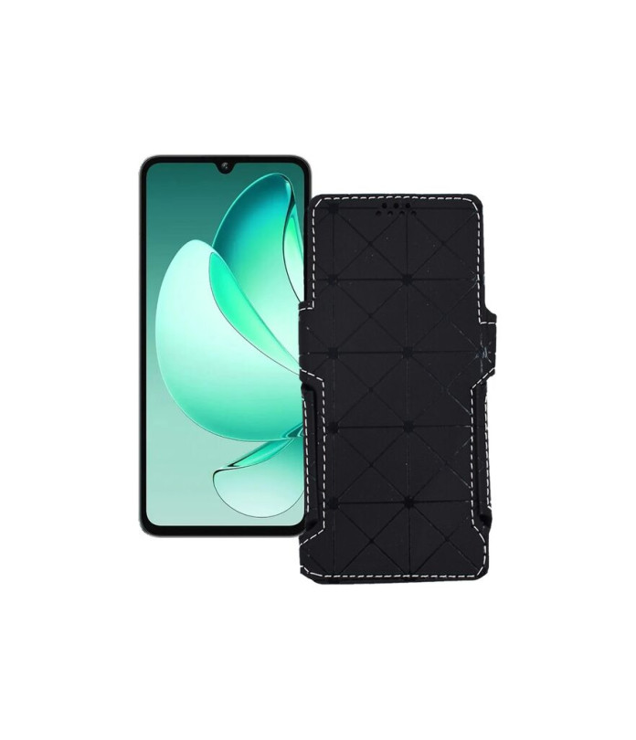 Чохол-книжка з екошкіри для телефону Oukitel C60 Pro
