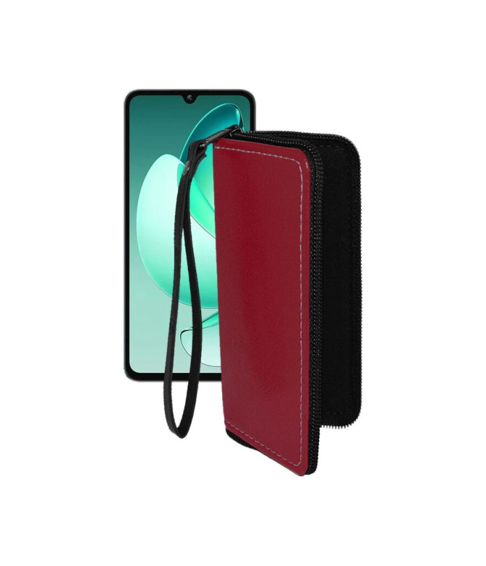 Чохол-гаманець з екошкіри для телефону Oukitel C60 Pro