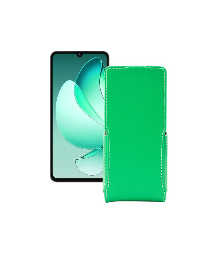 Чохол-флип з екошкіри для телефону Oukitel C60 Pro