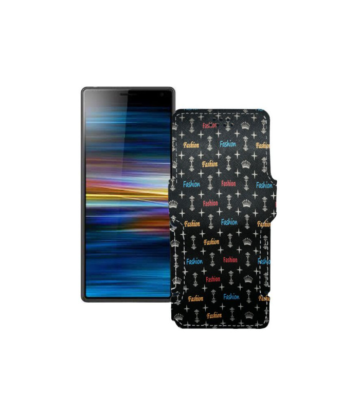 Чохол-книжка з екошкіри для телефону Sony Xperia 10 Plus