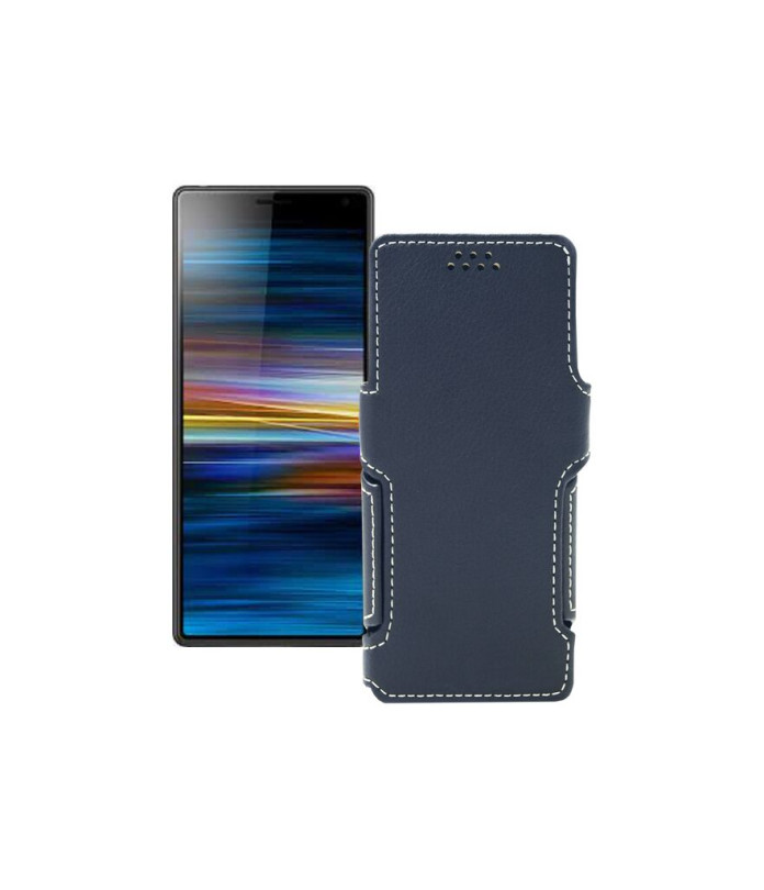 Чохол-книжка з екошкіри для телефону Sony Xperia 10 Plus