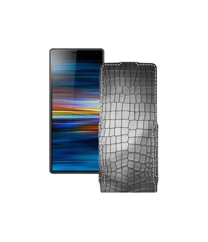 Чохол-флип з екошкіри для телефону Sony Xperia 10 Plus