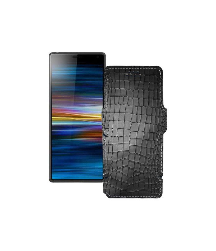 Чохол-книжка з екошкіри для телефону Sony Xperia 10 Plus