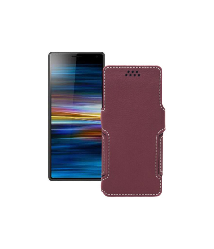 Чохол-книжка з екошкіри для телефону Sony Xperia 10 Plus