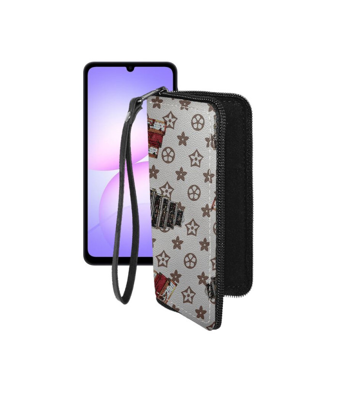 Чохол-гаманець з екошкіри для телефону Samsung Galaxy A07 4G (A075)