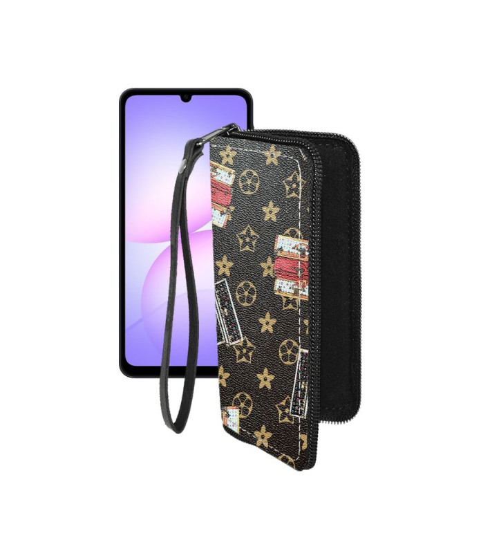 Чохол-гаманець з екошкіри для телефону Samsung Galaxy A07 4G (A075)