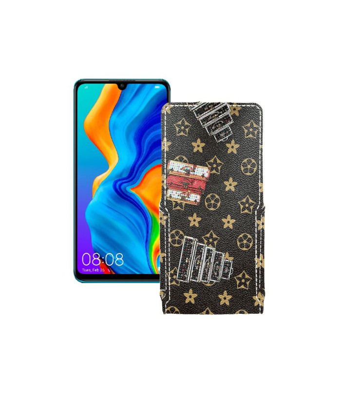 Чохол-флип з екошкіри для телефону Huawei p30