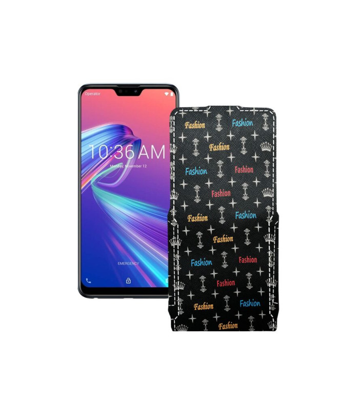 Чохол-флип з екошкіри для телефону Asus ZenFone Max Pro M2 ZB631KL