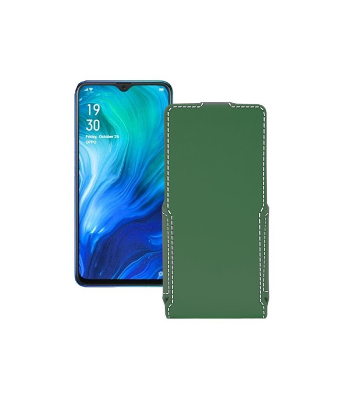 Чохол-флип з екошкіри для телефону OPPO Reno A