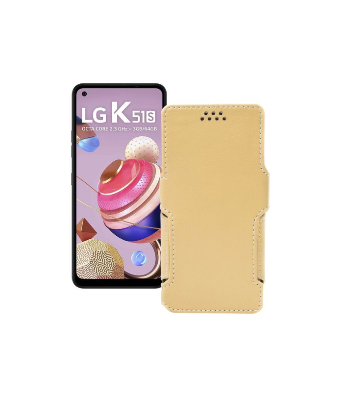 Чохол-книжка з екошкіри для телефону LG K51s